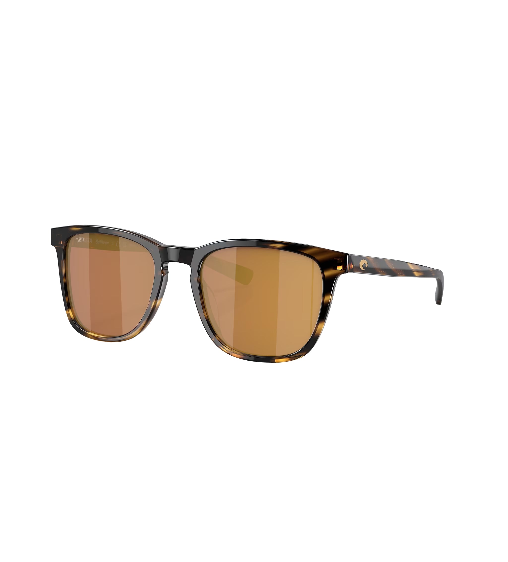 Costa Del Mar Sullivan Polarized Sunglasses Tortoise Gold Mirror 580G
