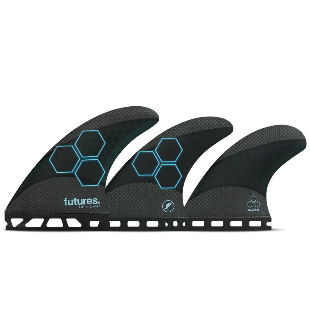 Future Fins AM1 Techflex 5-Fin Set Black-Blue M