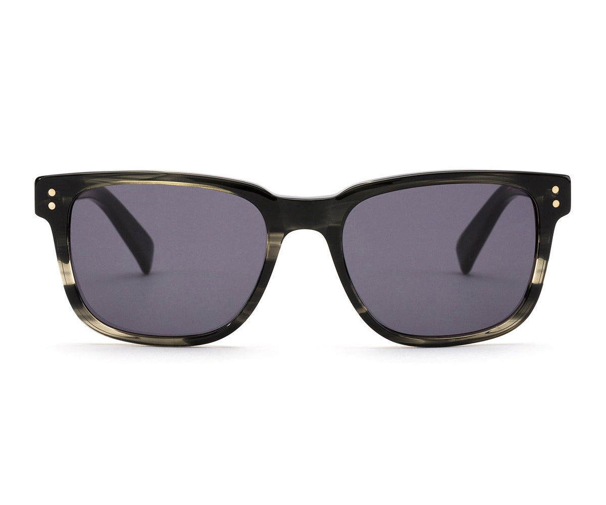 Otis Test of Time Polarized Sunglasses Ebonywood Glass Square
