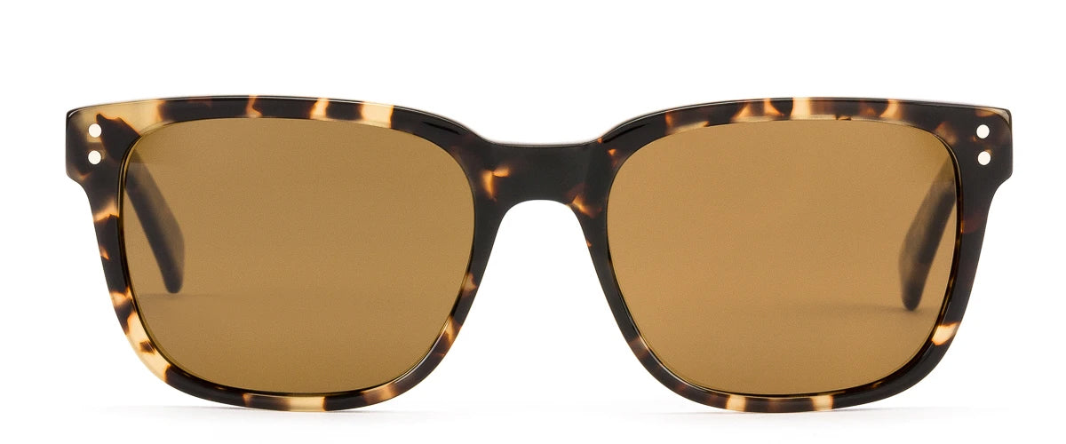 Otis Test of Time Polarized Sunglasses Vintage-Tort Brown Square