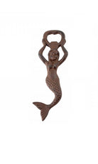 Mermaid Bottle Opener Rust 7in x 2in