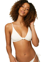 O'neill Pismo Saltwater Solids Bikini Top VAN-Vanilla S
