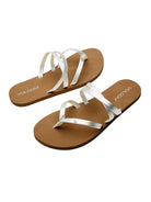 Volcom Easy Breezy 2 Womens Sandal SIL-Silver 6