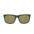 Electric Knoxville Sport Polarized Sunglasses Matte Black Green Square