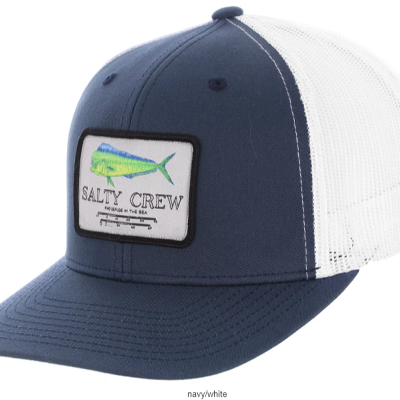 Salty Crew Mahi Mount Retro Trucker Hat Navy/White OS