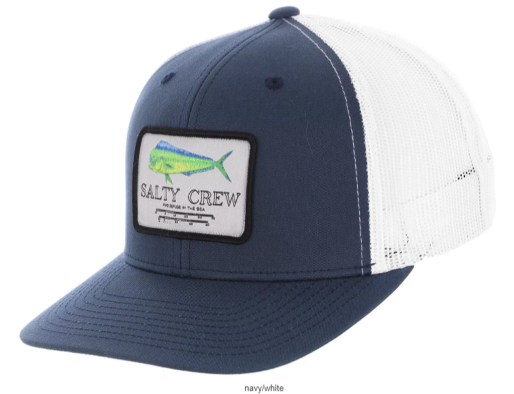Salty Crew Mahi Mount Retro Trucker Hat Navy/White OS