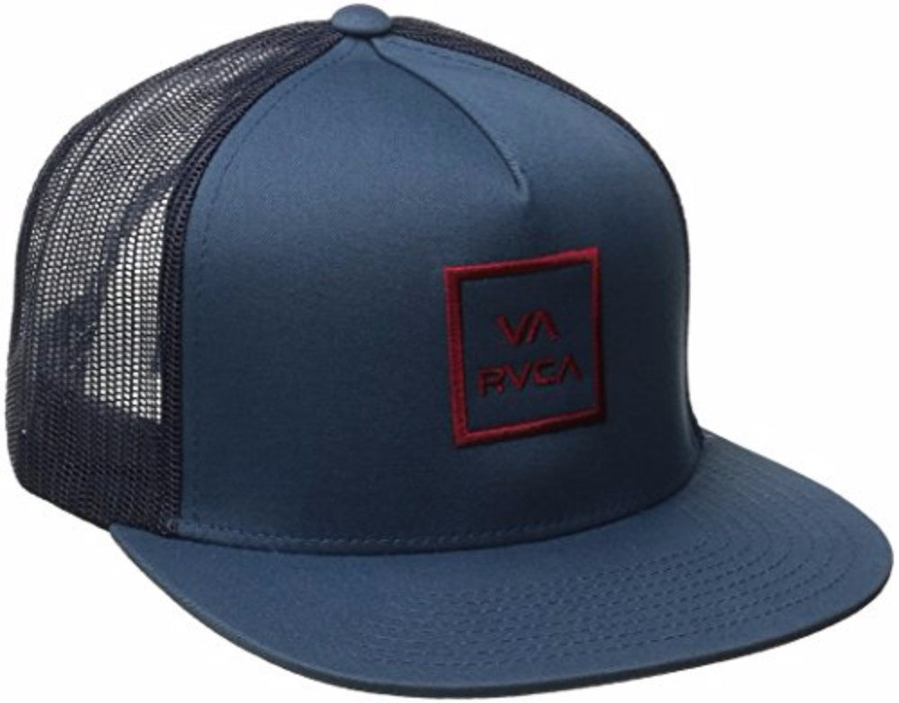 RVCA VA All The Way Trucker Hat GBL-Grey-Blue OS