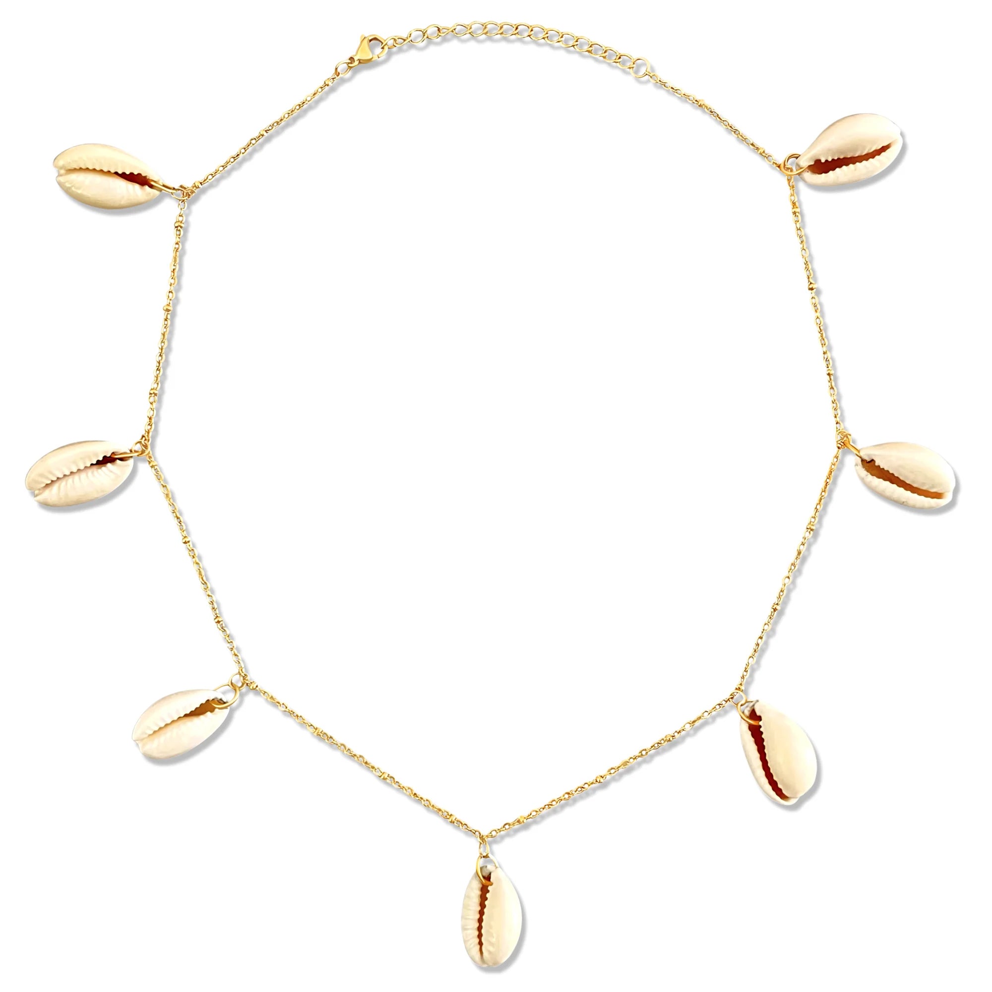 Ellie Vail Indra Shell Necklace  Gold OS