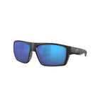 Costa Del Mar Bloke Sunglasses Matte Black Blue Mirror 580G