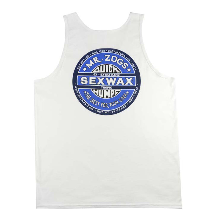 Sex Wax Quick Humps Tank Top White S