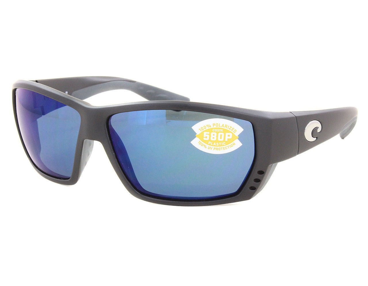 Costa Del Mar Tuna Alley Sunglasses MatteBlack Grey 580P