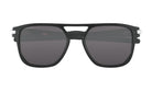 Oakley Latch Beta Sunglasses Matte Black Prizm Grey Square