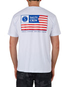 Salty Crew Freedom Flag Mens SS Tee White L