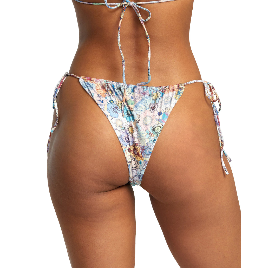 RVCA Sage Side Tie Skimpy Bikini Bottom MUL S/8