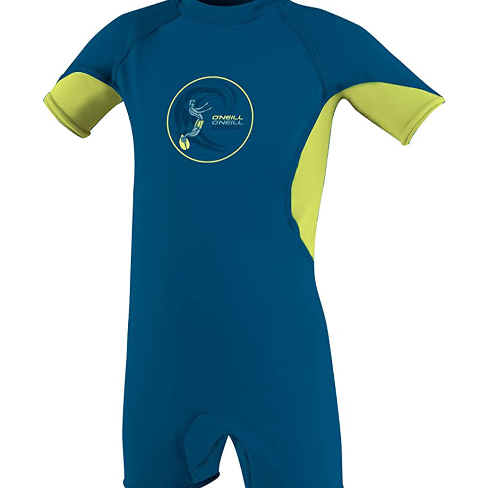 O'Neill Toddler O'Zone SS Spring Wetsuit UltraBlue/ElecLime 1