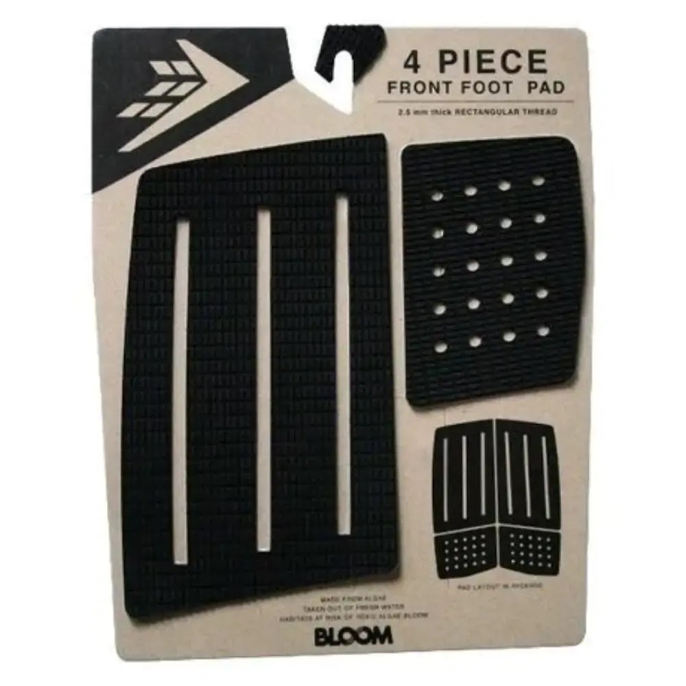 Firewire 4 Piece Front Foot Traction Pad Black