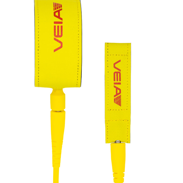 Veia JJF Pro Comp Surf Leash Yellow/Red 6ft