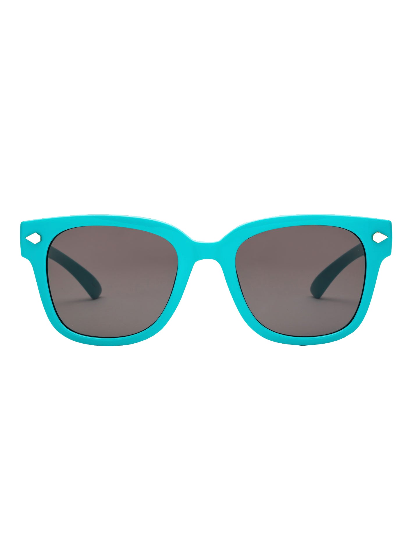 Volcom Freestyle Sunglasses  GlossAqua Gray Square