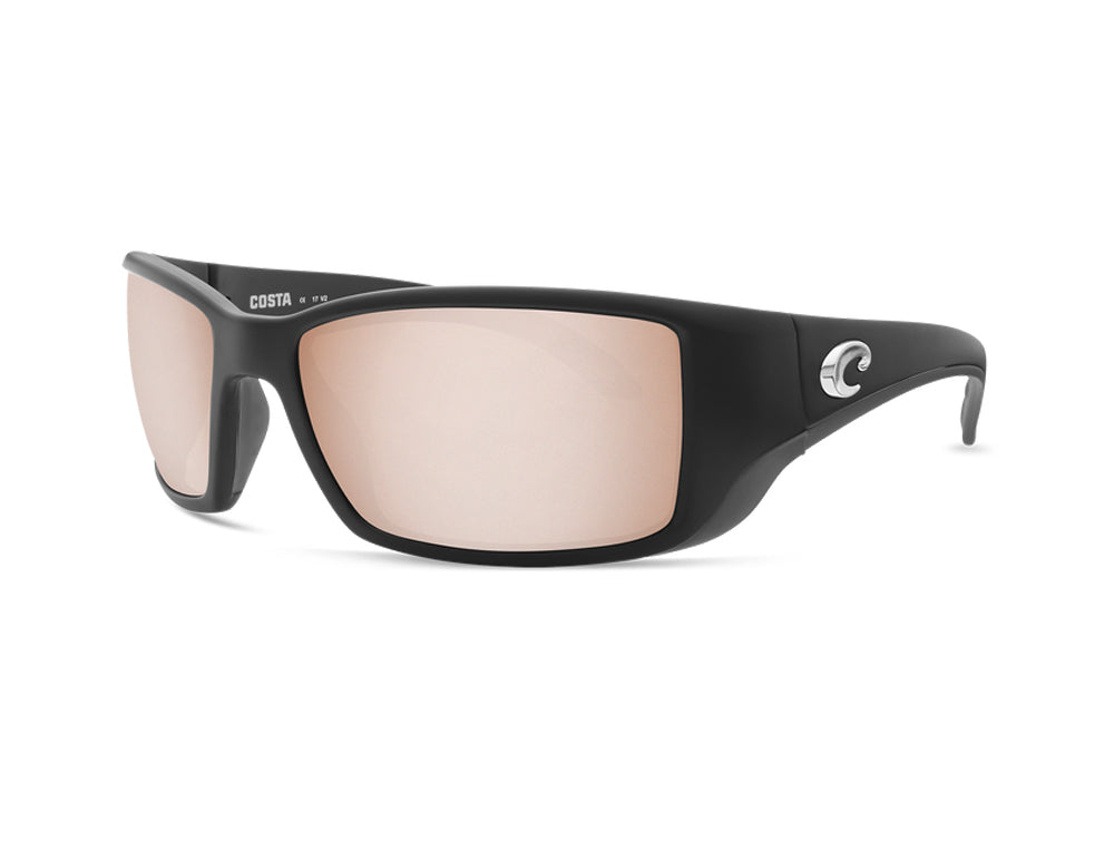 Costa Del Mar Blackfin Sunglasses Matte Black SilverMirror 580G