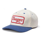 Seager Uncle Bill Hemp Snapback Hat Cream/Blue OS