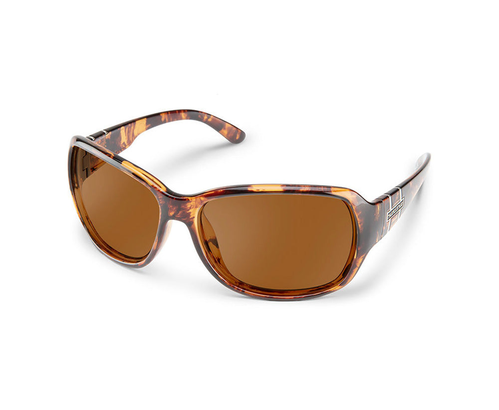 SunCloud Limelight Polarized Sunglasses Tortoise Brown Oversized