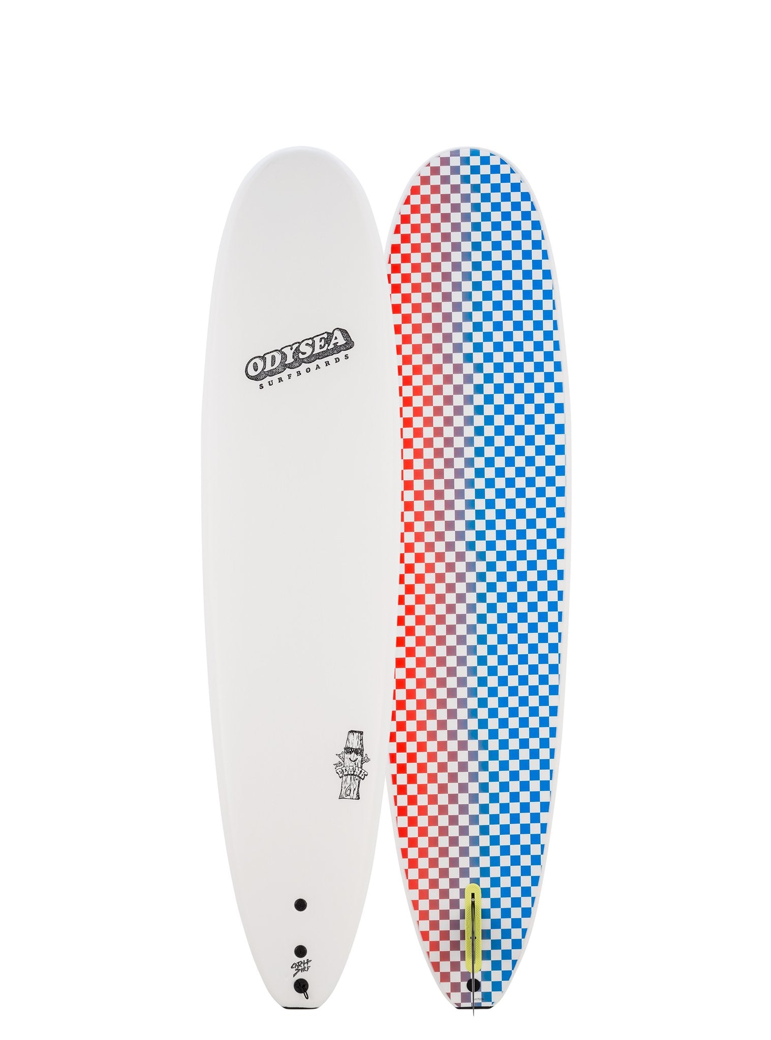 Odysea Plank Single Fin WH21-White 8ft0in