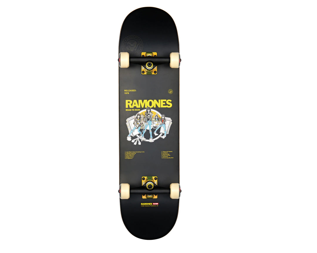 Globe Skateboards G2 Ramones Complete Road to Ruin 8.25