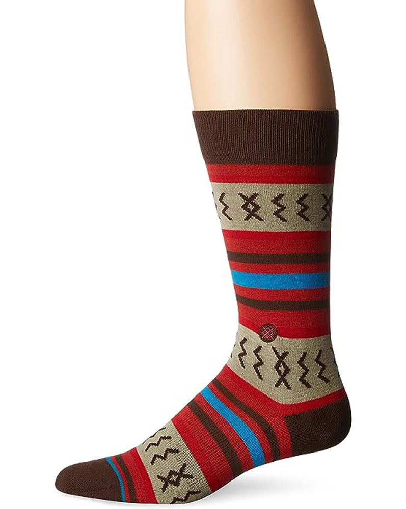 Stance Mexicali Rose Crew Sock Red L