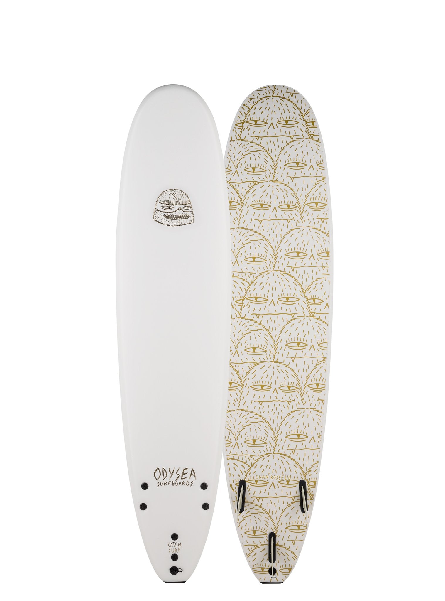 Odysea Log Pro WH21-White 8ft0in Evan Rossell