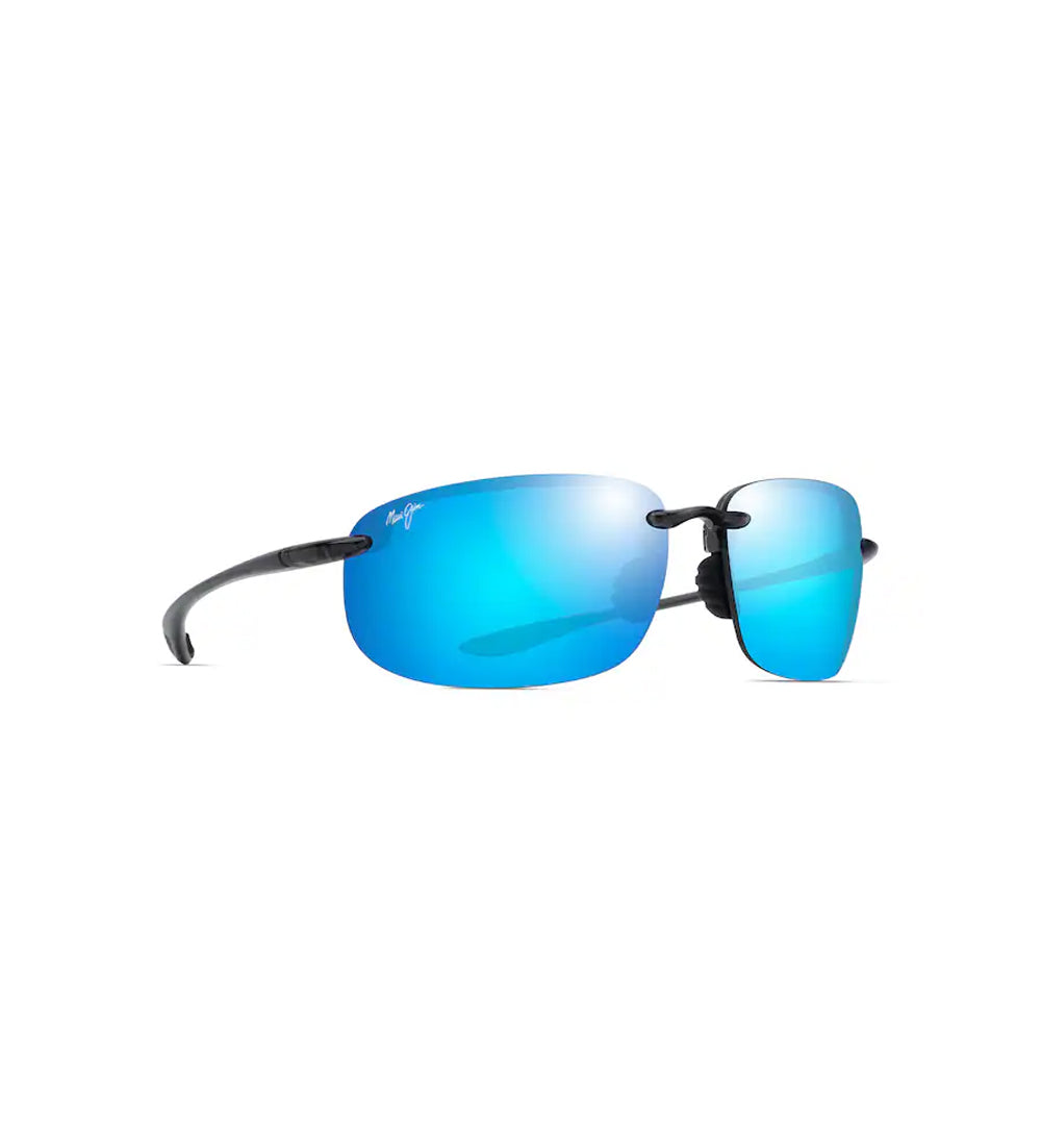 Maui Jim Hookipa XL Poalrized Sunglasses TransGrey BlueHawaii