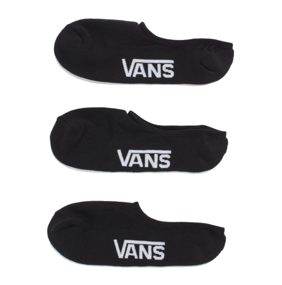 Vans Classic Super No-Show Socks  Black 6.5-9