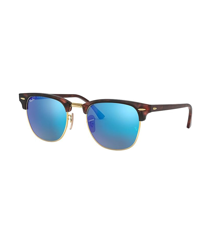 Ray Ban Clubmaster Sunglasses SandHavana GreyMirror Rimless