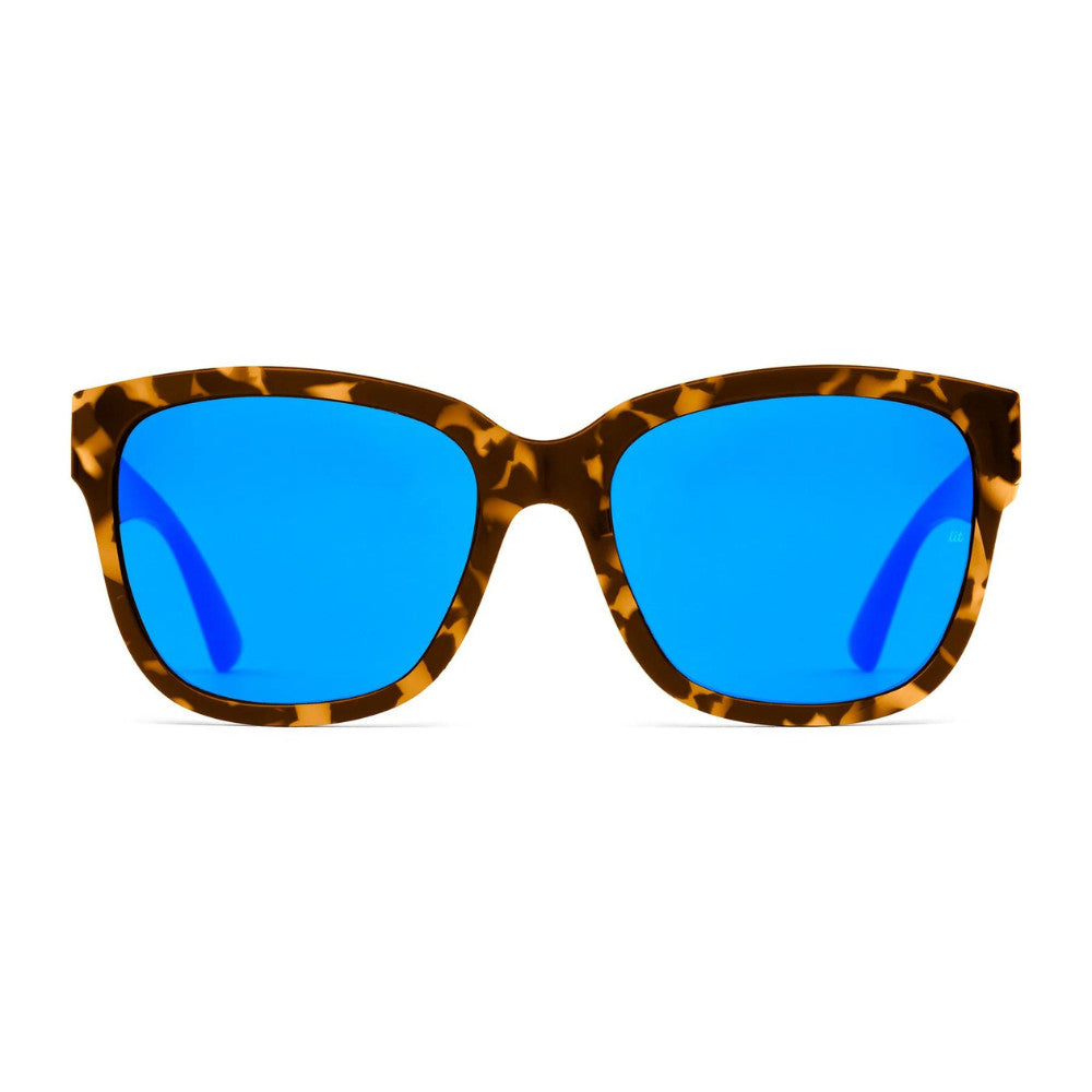 Otis Odyssey Polarized Sunglasses MatteHoneyTort MirrorBlue