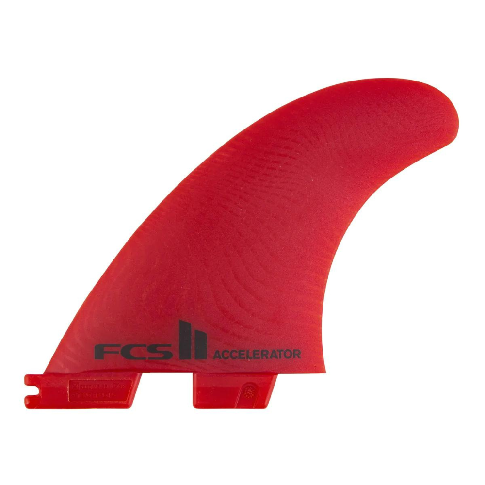 FCS 2 Accelerator Eco Neo Glass Tri-Fin Set Red L