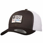 Salty Crew Popper Retro Trucker Hat Black/White OS