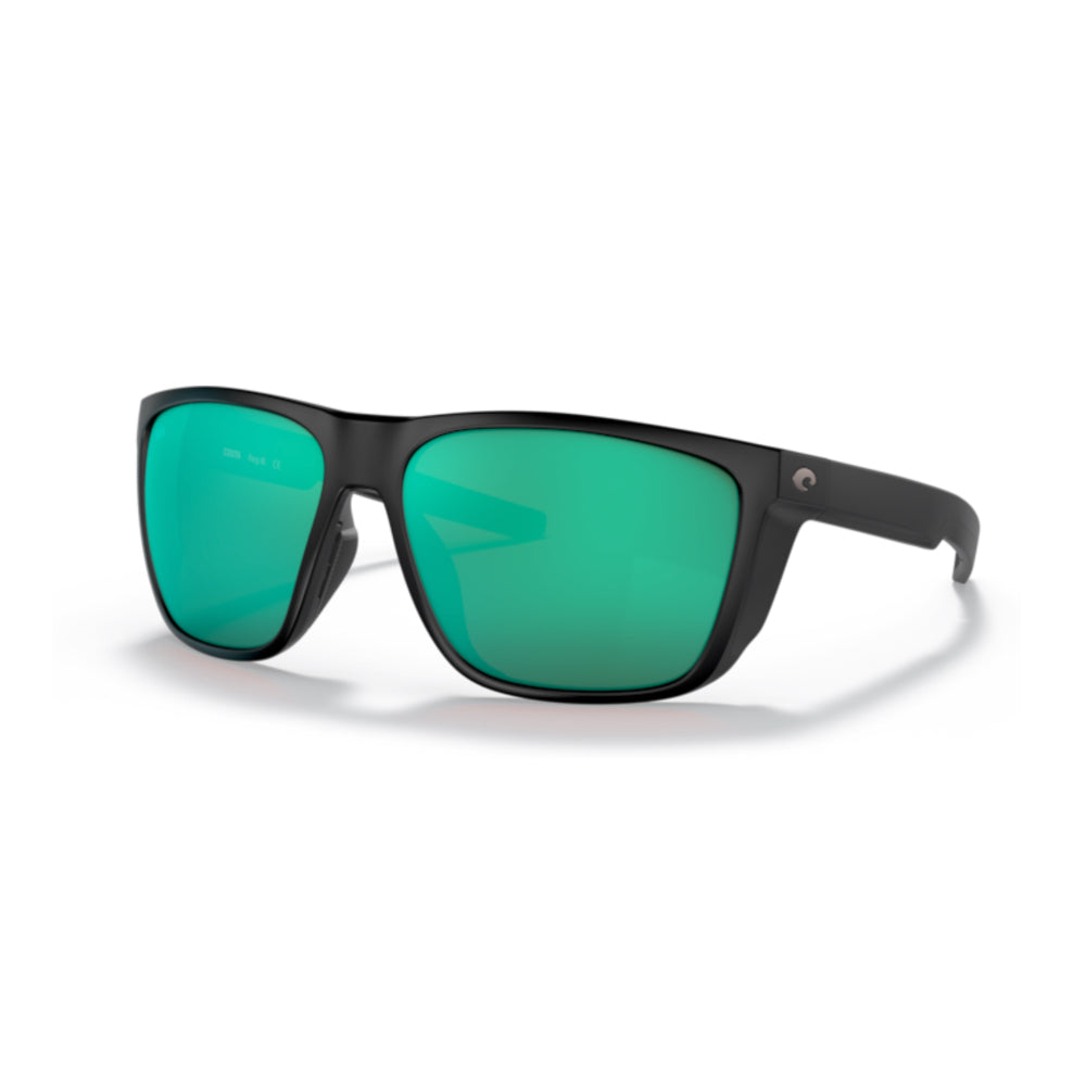 Costa Del Mar Ferg XL Sunglasses MatteBlack GreenMirror 580G