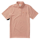 Duck Head Chapman Striped Polo  Apricot Bran L