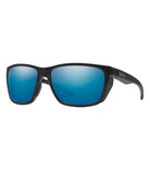 Smith Longfin Polarized Sunglasses Matte Black CPGlassBlueMirror Chromapop
