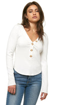 O'neill Riell Knit Top WWH-Naked XS