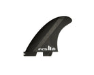 FCS 2 FW PC Tri-Fin Set Black Medium