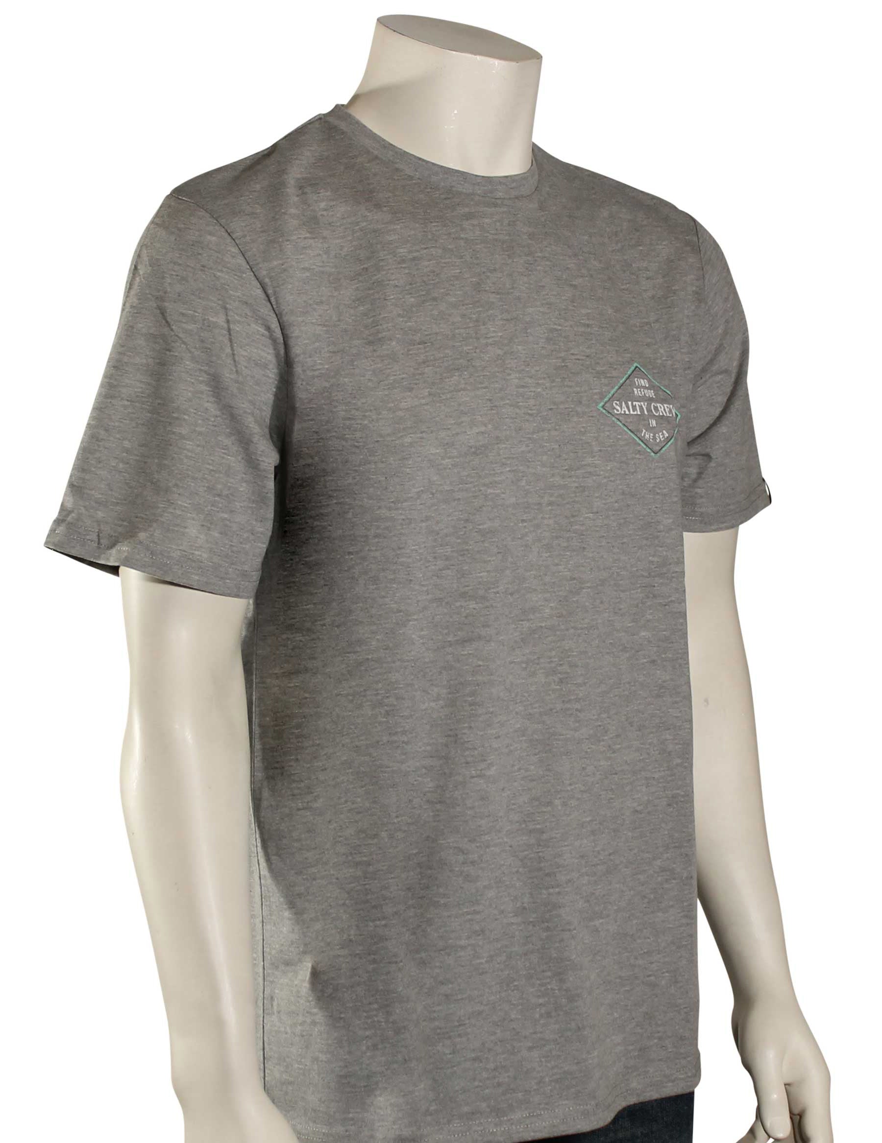 Salty Crew Four Corners SS Tech Tee AthleticHeather L