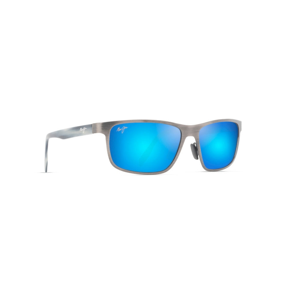 Maui Jim Anemone Polarized Sunglasses BrushedDkGunmetal BlueHawaii
