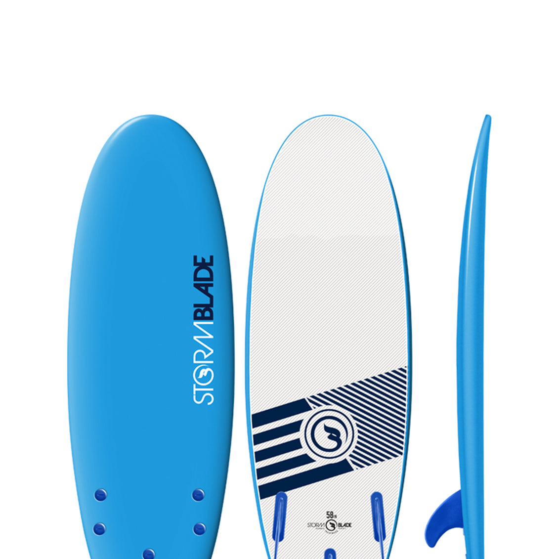 Storm Blade Mini Surfboard Azure Blue 58in
