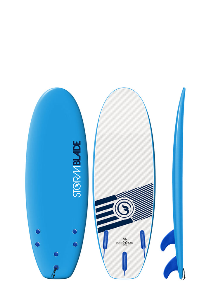Storm Blade Mini Surfboard Azure Blue 58in