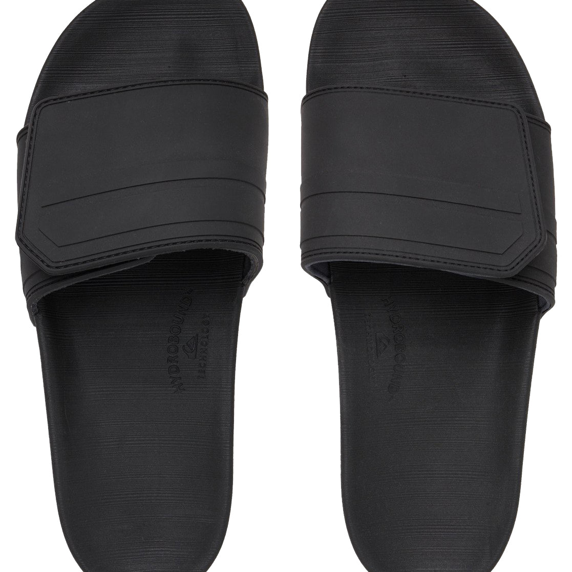 Quiksilver Rivi Slide Adjust Mens Sandal XKSK-Black-Grey-Black 12