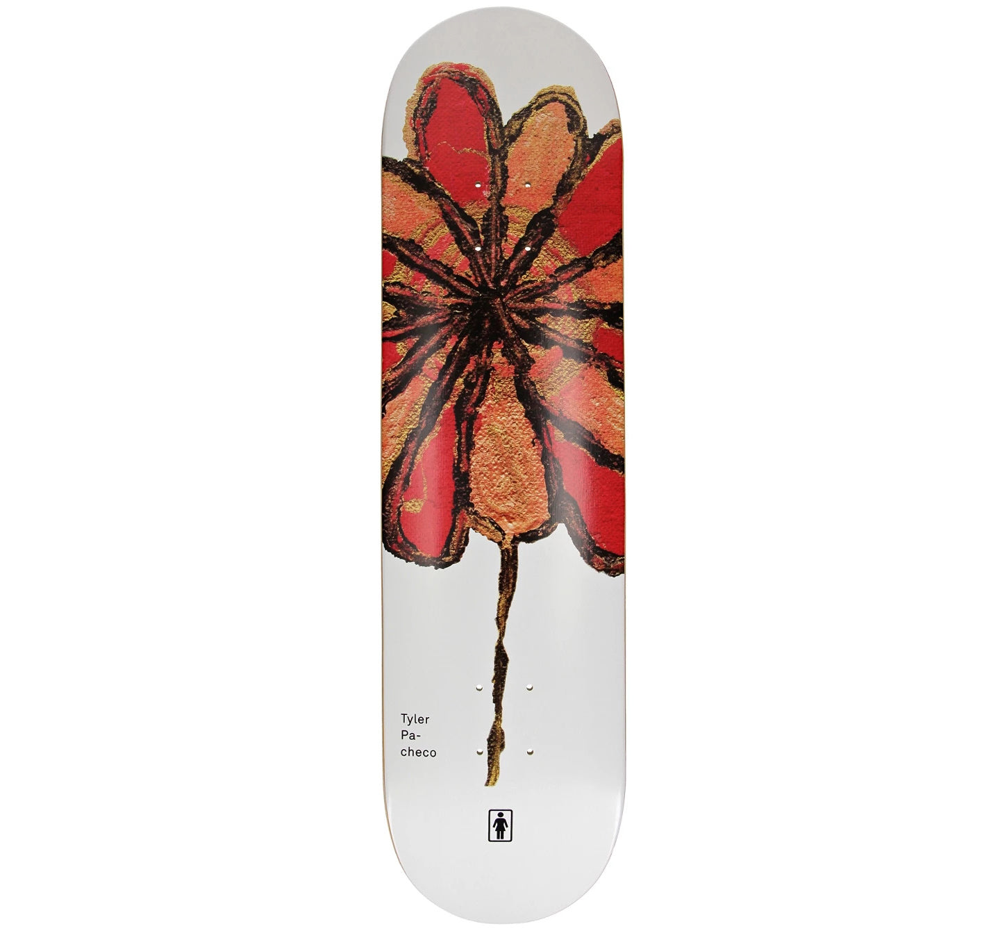 Girl Skateboards Blooming Deck Pacheco 8.375