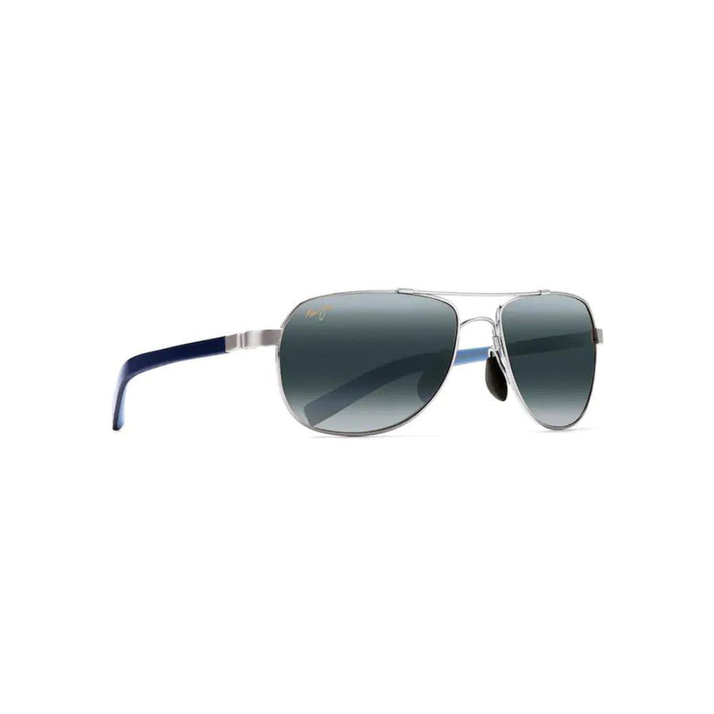 Maui Jim Guardrails polarized sunglasses Silverw/BlueLtBlue NeutralGrey
