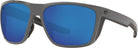 Costa Del Mar Ferg Polarized Sunglasses ShinyGray BlueMirror 580P