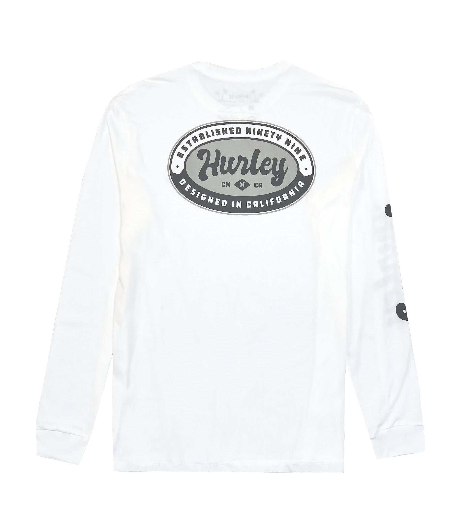 Hurley EVD Label LS Tee H100-White L