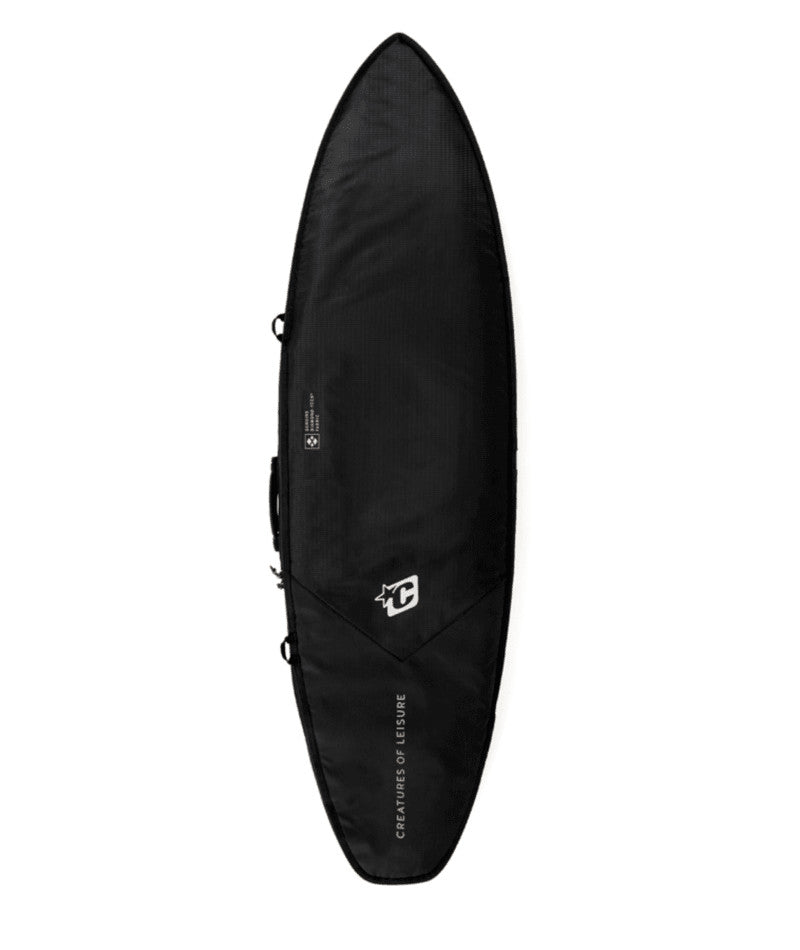 Creatures of Leisure Shortboard Travel Boardbag Black-Silver 6ft7in